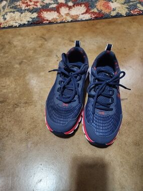 Under Armour Navy & Red Athletic Shoes